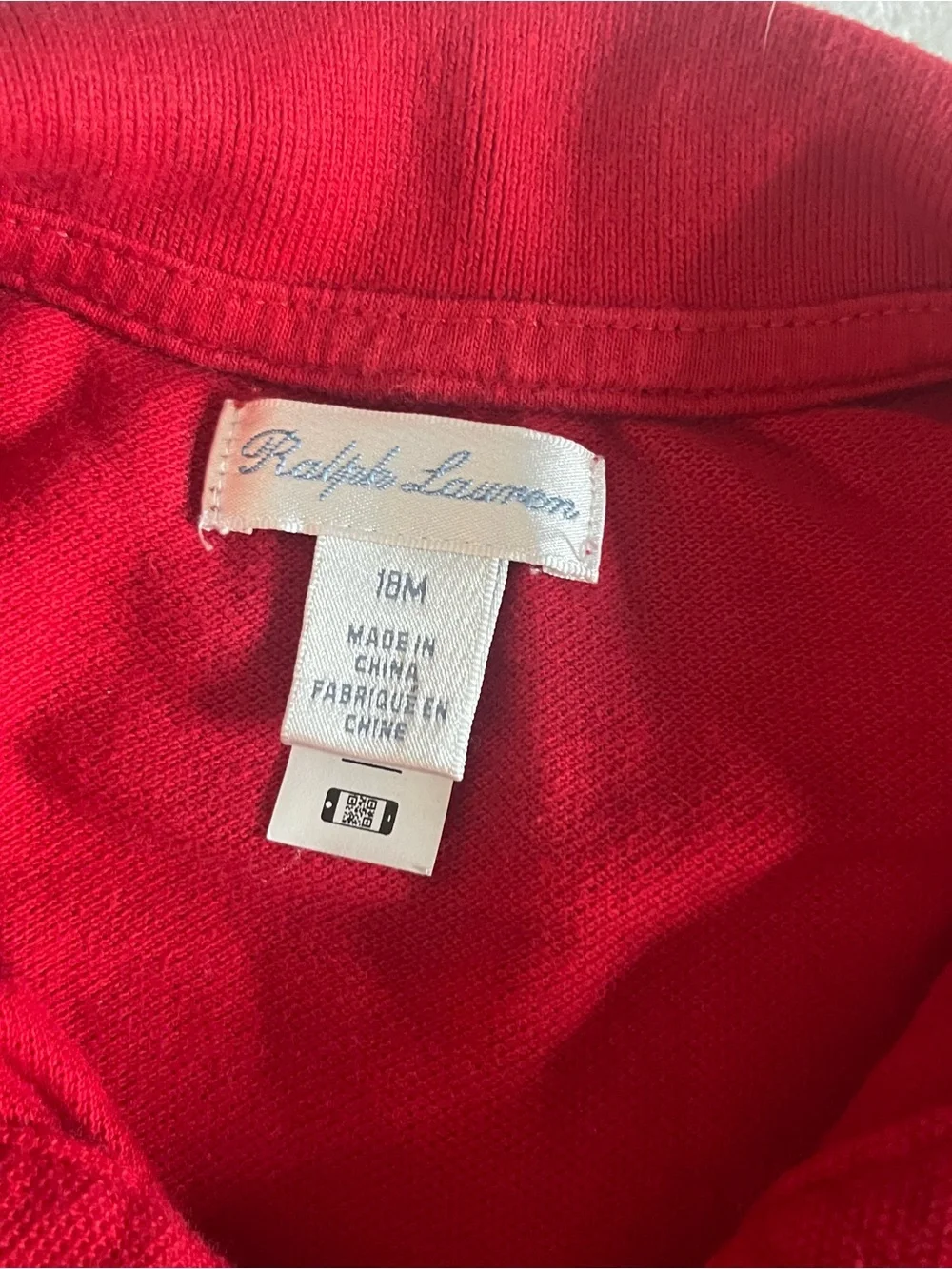 Ralph Lauren Kids‎ Red Short Sleeve Polo Shirt Sz 18M